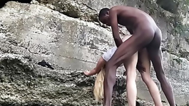 BigDaddyKJ: Interracial Couple Fucks On Hike Preview