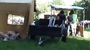 Spy Cam Sex Public By Amateur Teen Couple Caught At Music Festival Outside