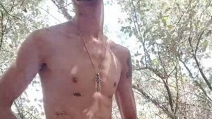 ALEXXBLACKK SHOW COCK OUTDOOR PUBLIC SEX