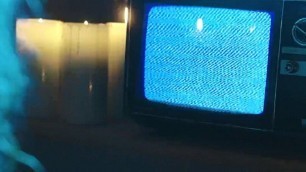 I Masturbate And Cum With Ghosts On A Transistor Television