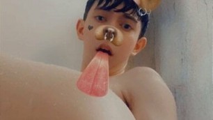 Hot Snapchat anal masturbation