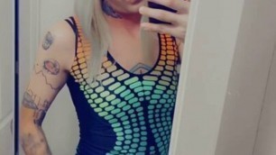 Cute Babe Loves Playing in her Clubbing Bodycon Dress