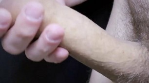 CLOSE UP: Slow masturbation and huge cumshot - EDGING