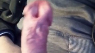 Hot split dickhead closeup urethral play with precum