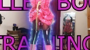 Sissy Maid Ballet Boot Training